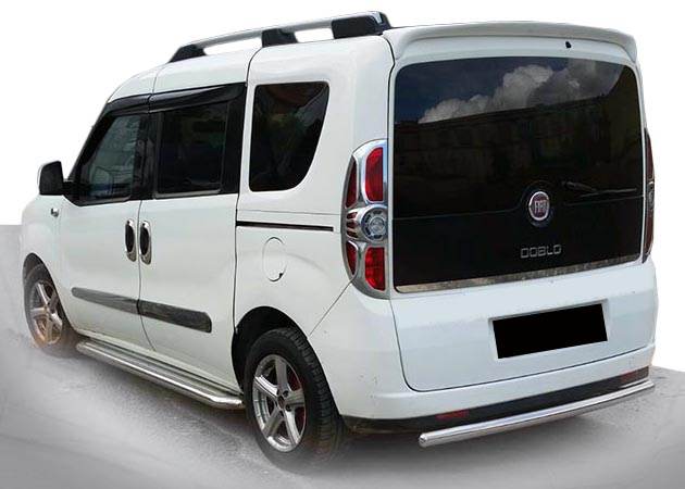 Back arc AK002 (stainless) for Fiat Doblo II 2010-2022 - Reelken Auto
