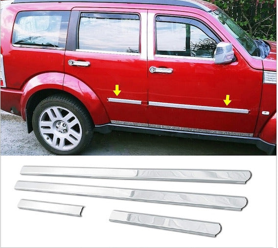 Stainless Steel Door Moldings for Dodge Nitro 2006-2011 - image 3