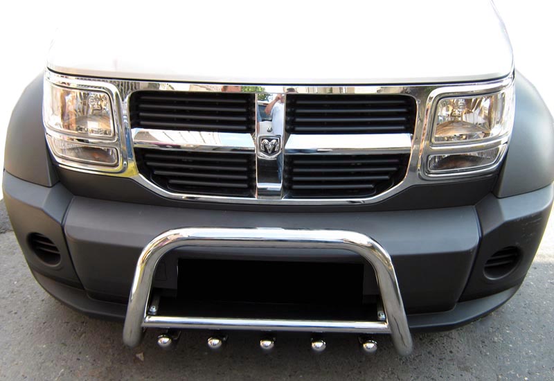 Front Bar QT006 (Stainless Steel) for Dodge Nitro 2006-2011 - image 1