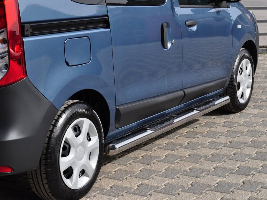 Side Pipes (2 pcs, Stainless Steel) for Renault Dokker 2013-2022 - image 1