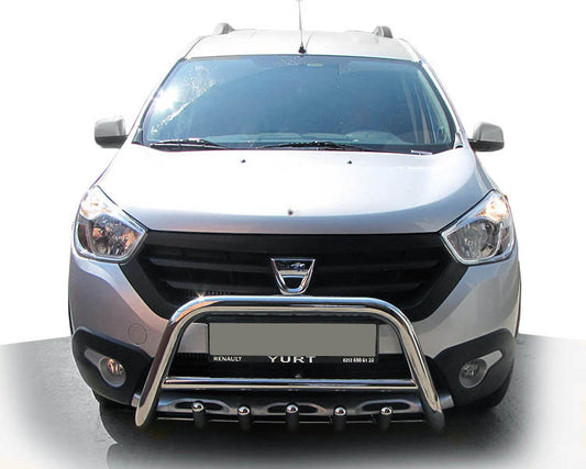 Bull Bar WT003 (Stainless Steel) for Dacia Dokker 2013-2022 - image 1