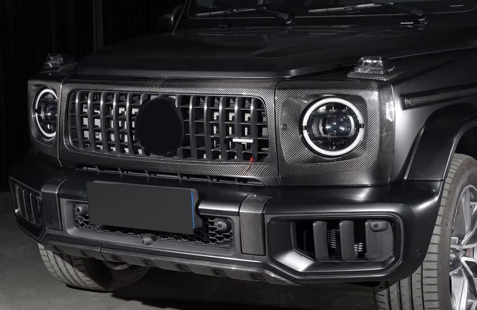 Radiator Grille Frame Carbon V-2 for Mercedes G сlass W465 2025- - image 2
