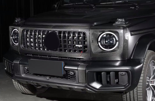 Radiator Grille Frame Carbon V-2 for Mercedes G сlass W465 2025- - image 2
