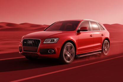 Side Steps Maya Red (2 pcs, Aluminum) for Audi Q5 2008-2017 - image 1