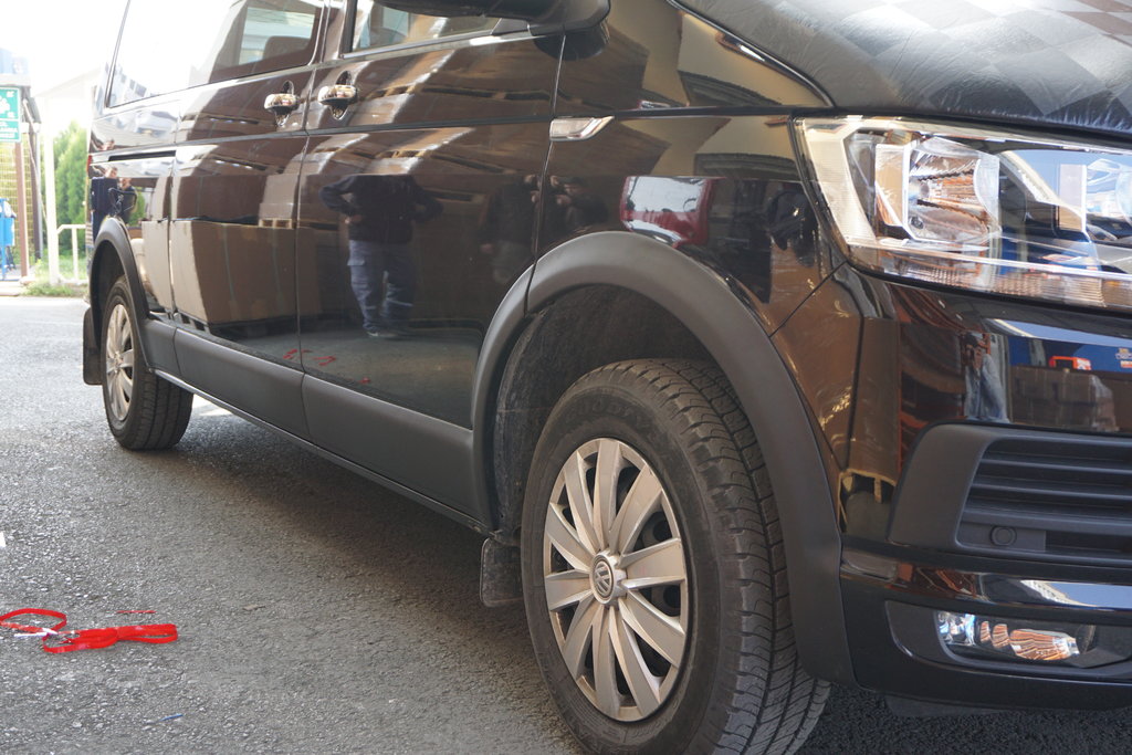 Set of fender flares and moldings (11 pieces) for Volkswagen T5 Caravelle 2004-2010 - image 15