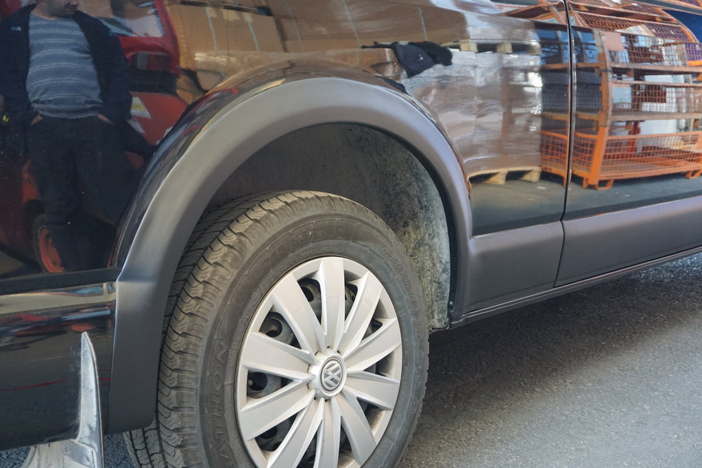 Set of fender flares and moldings (11 pieces) for Volkswagen T5 Multivan 2003-2010 - image 21