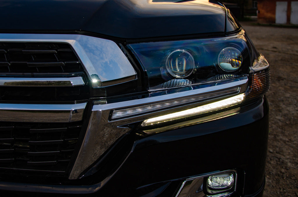 Headlight Eyelids with LED (2016↗) for Toyota Land Cruiser 200 2007-2021 - image 5