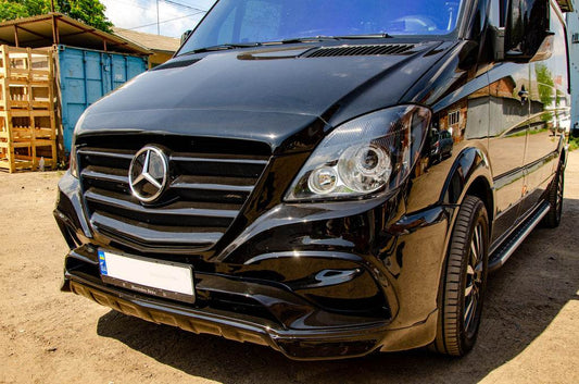 Front bumper Exclusive Sport (2006-2013) for Mercedes Sprinter W906 2006-2018 - Reelken Auto
