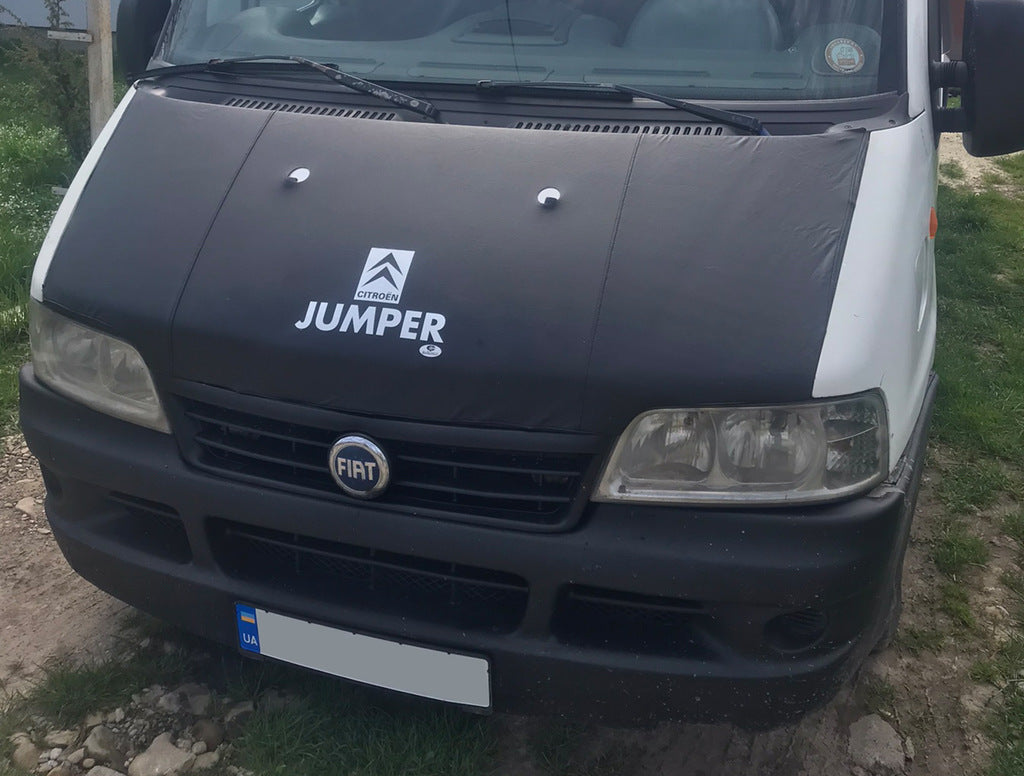 Hood Bra (Jumper lettering) for Fiat Ducato 1995-2006 - image 1