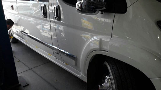 Side thresholds for painting (Meliset) for Fiat Ducato 2006-2025 - Reelken Auto