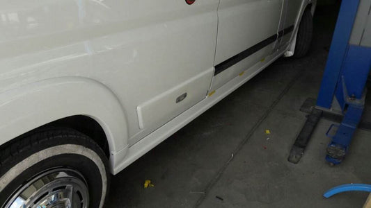 Side thresholds for painting (Meliset) for Citroen Jumper 2007-2025 - Reelken Auto