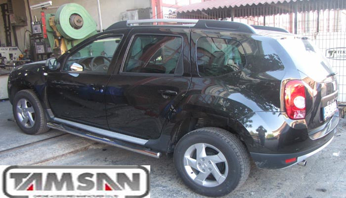 Side tubes with inserts (2 pcs, stainless steel) for Dacia Duster 2008-2018 - image 7