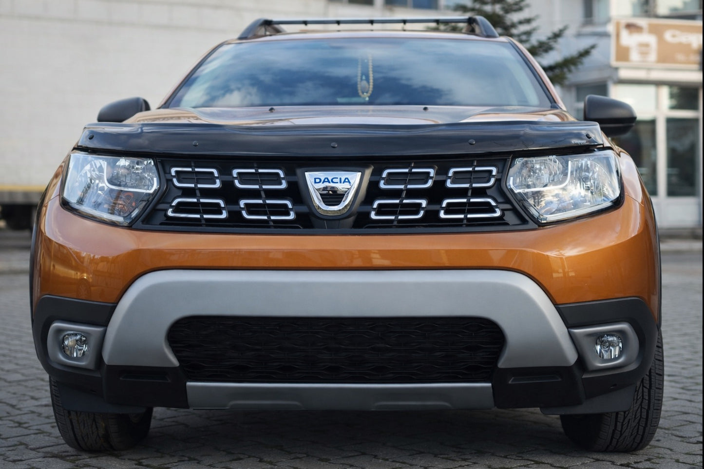 Fog light covers (ABS, gray) for Dacia Duster 2018-2024 - image 2