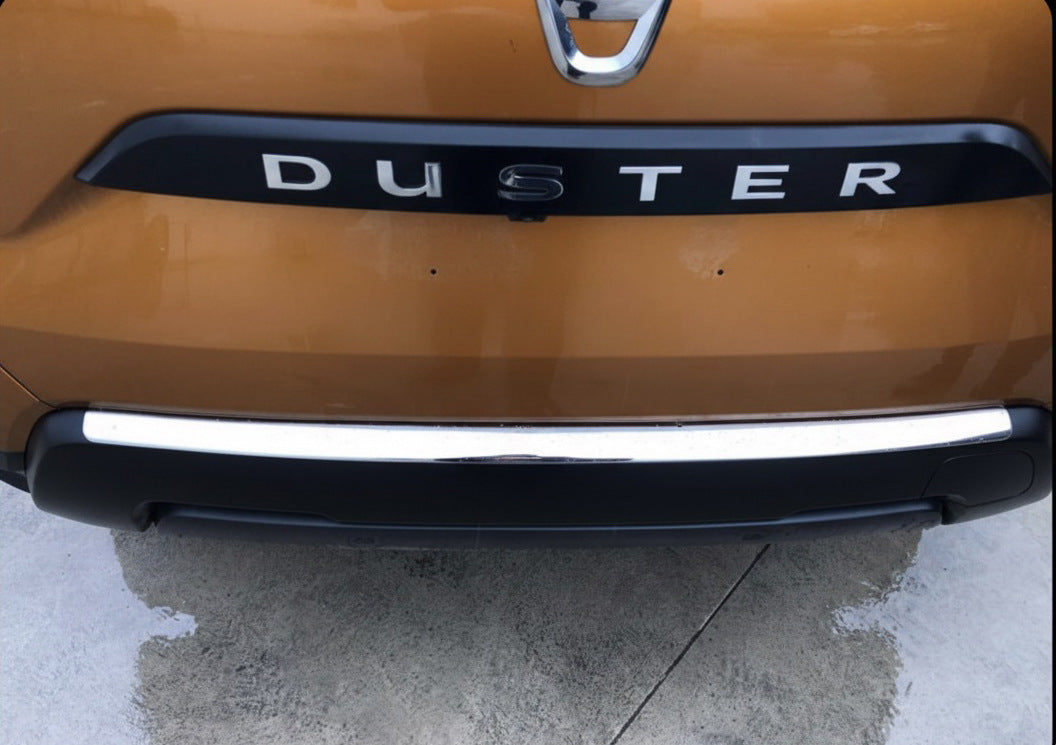 Rear Bumper Protector Carmos V2 Stainless Steel for Dacia Duster 2018-2024 - image 1