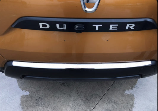 Rear Bumper Protector Carmos V2 Stainless Steel for Dacia Duster 2018-2024 - image 1
