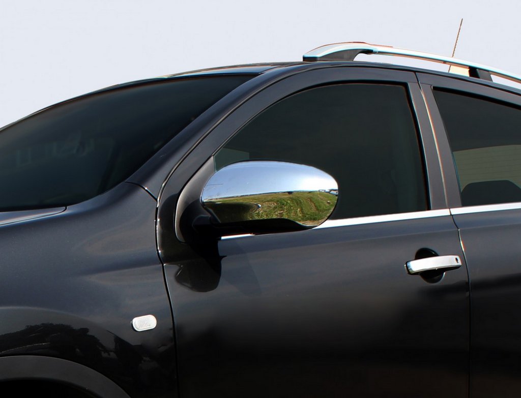 Mirror Covers (2 pcs, Plastic) for Nissan Qashqai 2010-2014 - image 2