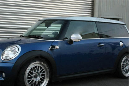 Mirror covers 2007-2014 (2 pcs, stainless steel) for Mini Clubman R55/R56 2007-2014 - Reelken Auto