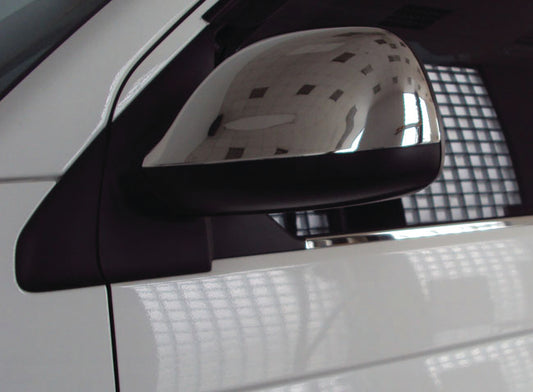 Covers for mirrors (2 pieces, stainless steel) for Volkswagen T5 2010-2015 - image 2