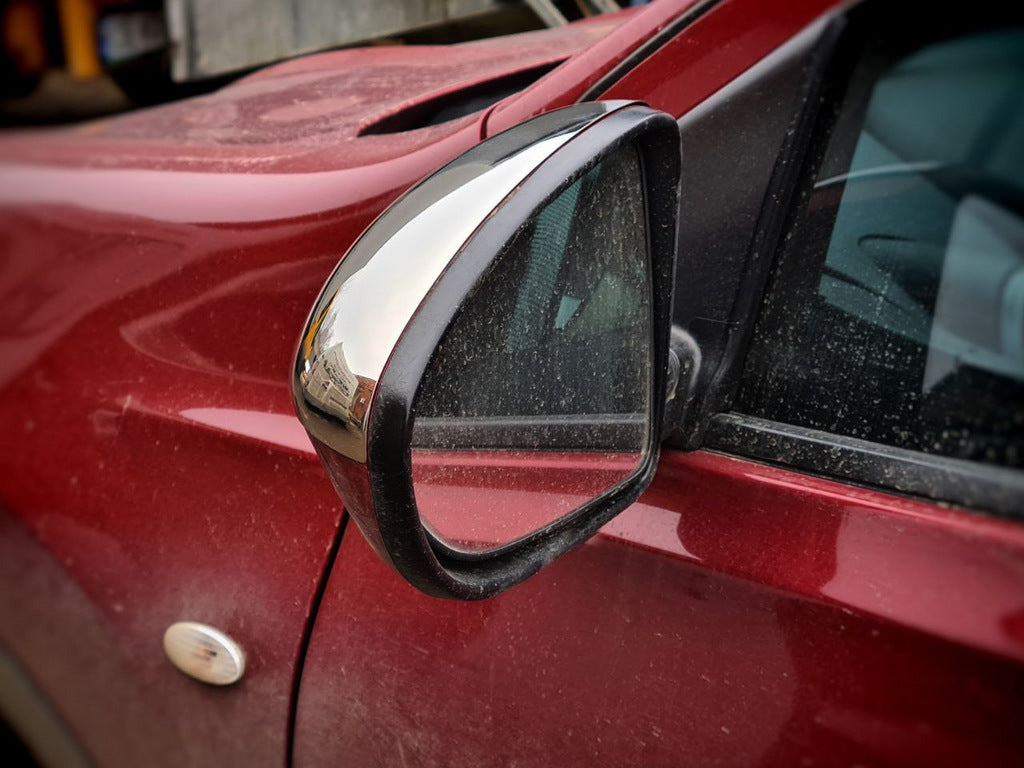 Mirror Covers (2 pcs, Stainless Steel) for Nissan Qashqai 2010-2014 - image 4