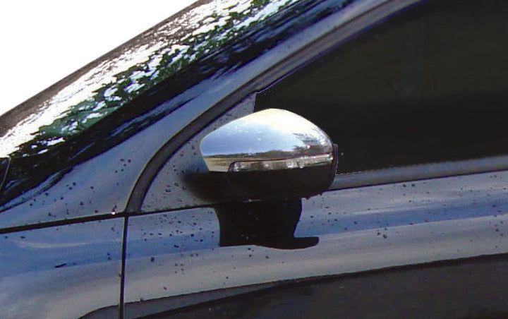 Mirror Covers (2 pcs, Stainless Steel) for Volkswagen Scirocco 2008-2017 - image 1
