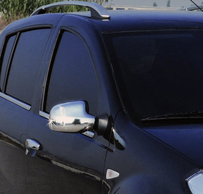 Chrome Mirror Covers (2 pcs) for Dacia Logan MCV 2004-2014 - image 1