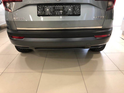 The edge of the trunk (stainless) for Skoda Karoq - Reelken Auto