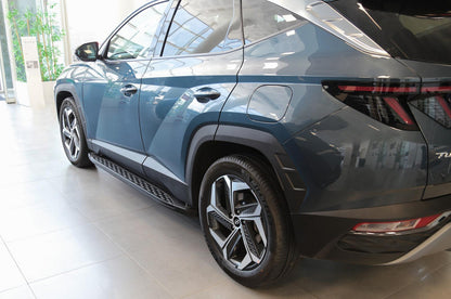 Side sills Shining Black (2 pcs., Aluminum) for Hyundai Tucson NX4 2021↗ - image 8