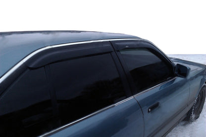 Window Deflectors (4 pcs, HIC) for BMW 5 Series E-34 1988-1995 - image 1