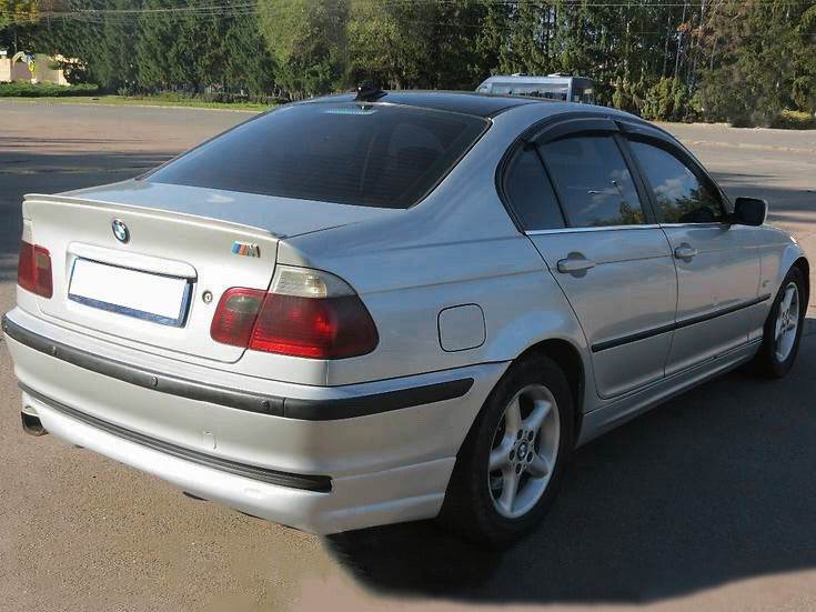The SD visor (4 PCs, HIC) for BMW 3 series E-46 1998-2006 - Reelken Auto