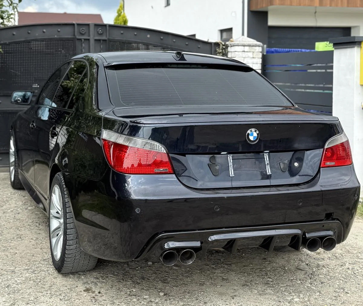 Rear Diffuser DPT V-2 (for M-Sport, Gloss Black) for BMW 5 Series E60/E61 2003-2010 - image 2