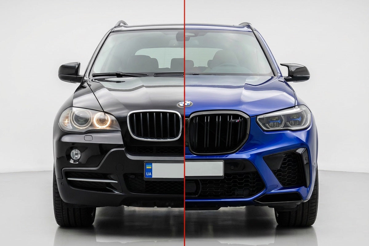 Facelift Body Kit to X5M F95 2019 for BMW X5 E70 2007-2013 - image 1