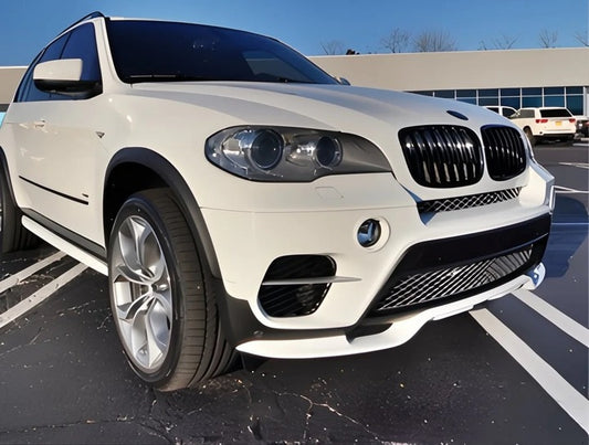Front bumper lip (2010-2013, primed for painting) for BMW X5 E70 2007-2013 - image 1