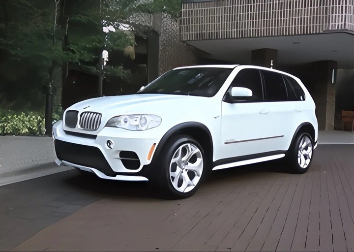 Front bumper lip (2010-2013, primed for painting) for BMW X5 E70 2007-2013 - image 3