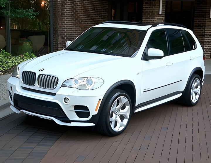Front bumper lip (2010-2013, primed for painting) for BMW X5 E70 2007-2013 - image 2