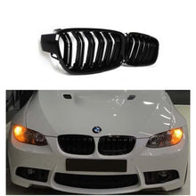 Kidneys M-Look (for E92/E93, 2010-2013, Gloss Black) for BMW 3 Series E-90/91/92/93 2005-2011 - image 2