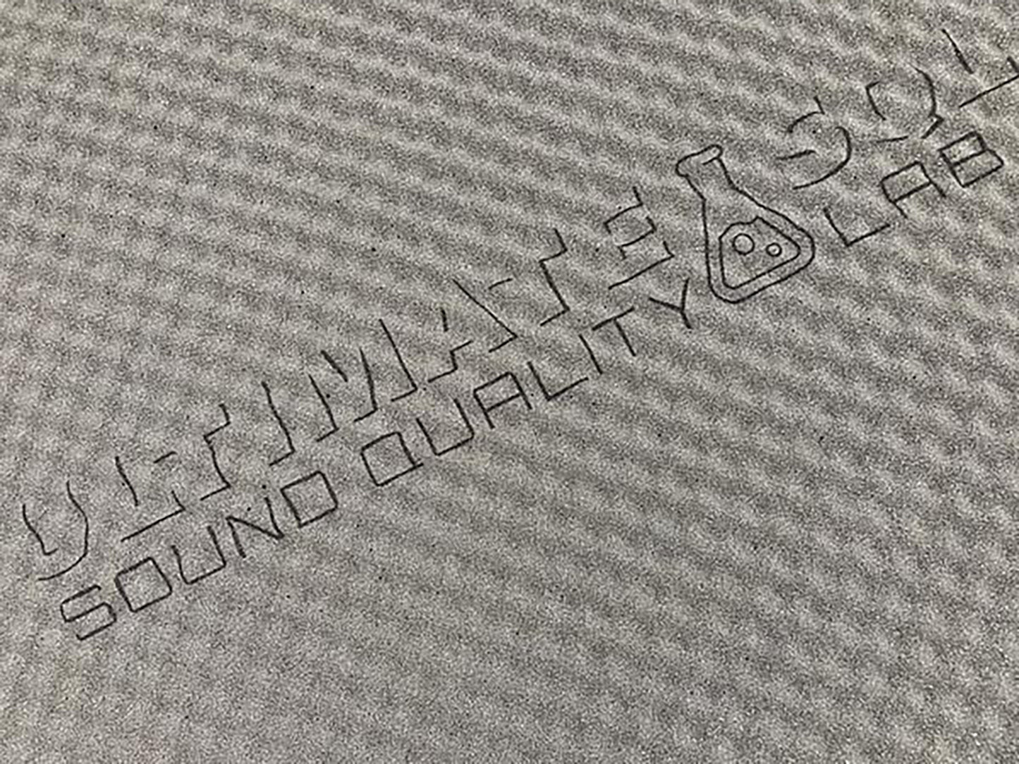 Sound-absorbing sheet made of acoustic foam ULTIMATE SQL A 15NET 15 mm (75x100 cm) - image 1