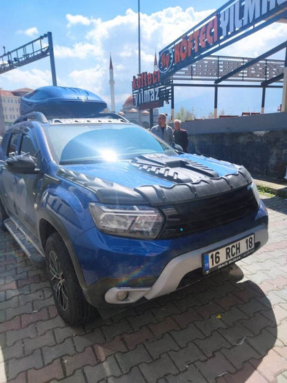 Front grille (black) for Dacia Duster 2018-2024 - Reelken Auto