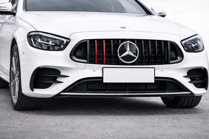 Front Grille Rocket (for AMG Line, 2020-2023) for Mercedes E-сlass W213 2016-2023 - image 1