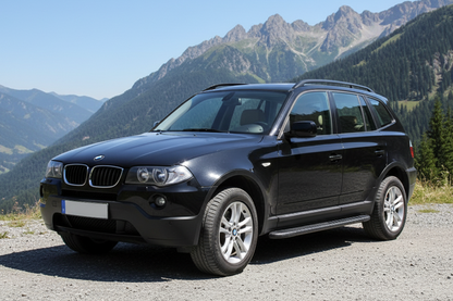 Side Steps Bosphore Black (2 pcs, Aluminum) for BMW X3 E-83 2003-2010 - image 4