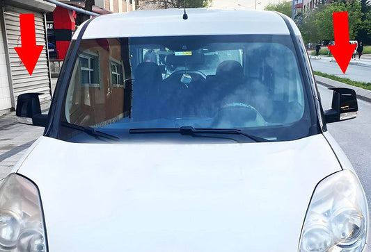 Covers for mirrors BMW-Style (2 pcs) for Opel Combo 2012-2018 - Reelken Auto