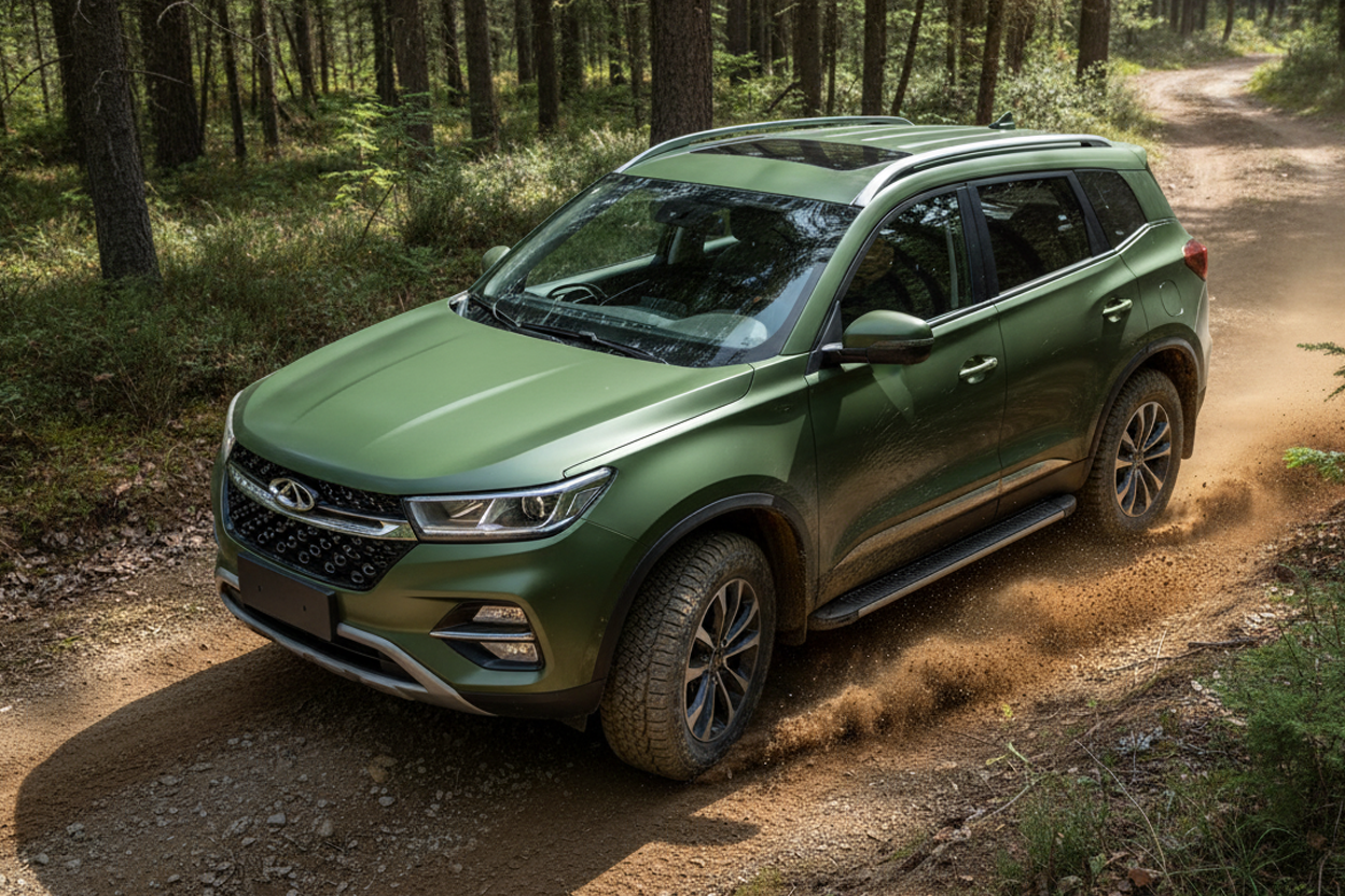 Side Steps Maya V1 (2 pcs, Aluminum) for Chery Tiggo 7 2020- - image 1