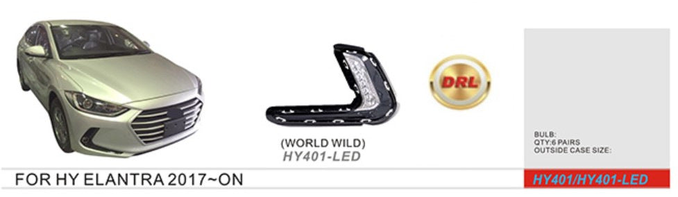 Fog Lights (Halogen) for Hyundai Elantra (AD) 2015-2020 - image 1