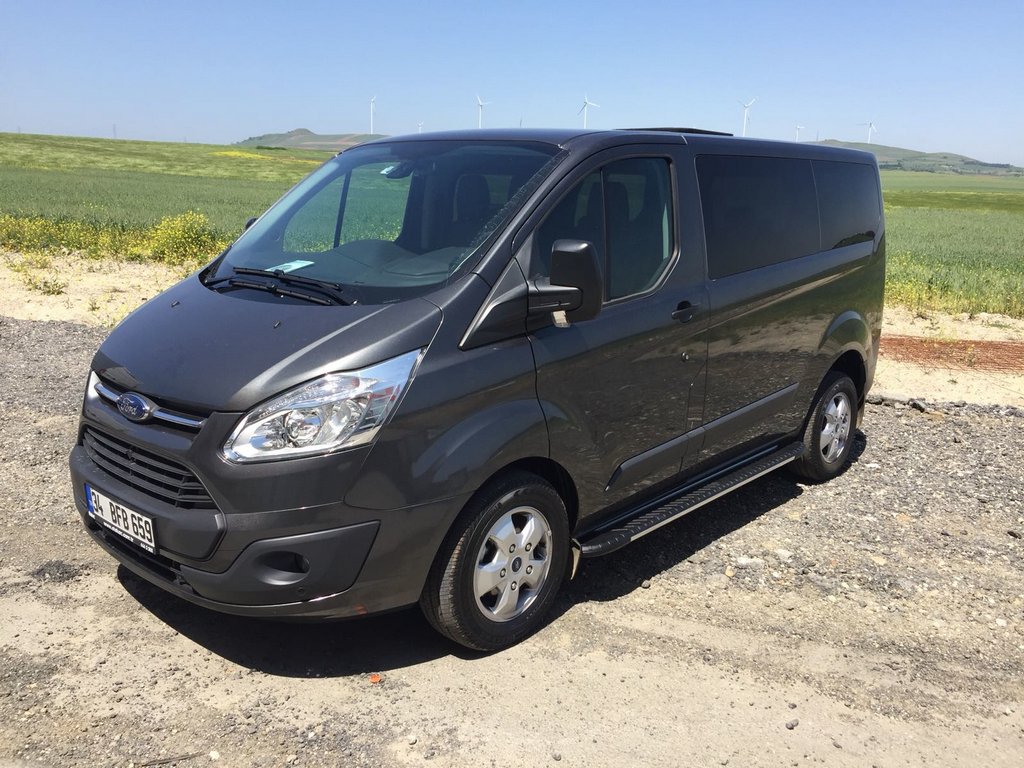 Side Steps Bosphorus Grey (2 pcs, Aluminum) for Ford Custom 2013-2022 - image 4