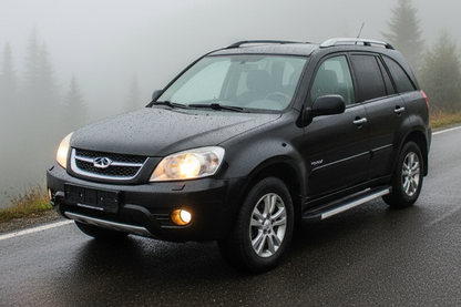 Side Steps Maya V1 (2 pcs, Aluminum) for Chery Tiggo 3 2005- - image 1