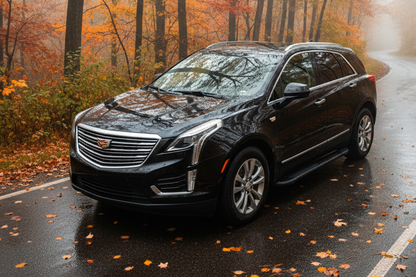 Side Steps Bosphore Black (2 pcs, Aluminum) for Cadillac XT5 2016- - image 1