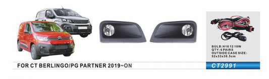 A set of fog lights for Citroen Berlingo/Multispace 2019- - Reelken Auto