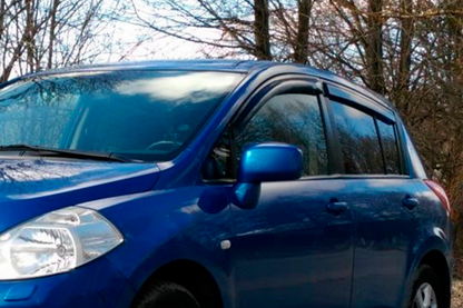 Window Deflectors HB (4 pcs, HIC) for Nissan Tiida 2004-2011 - image 6