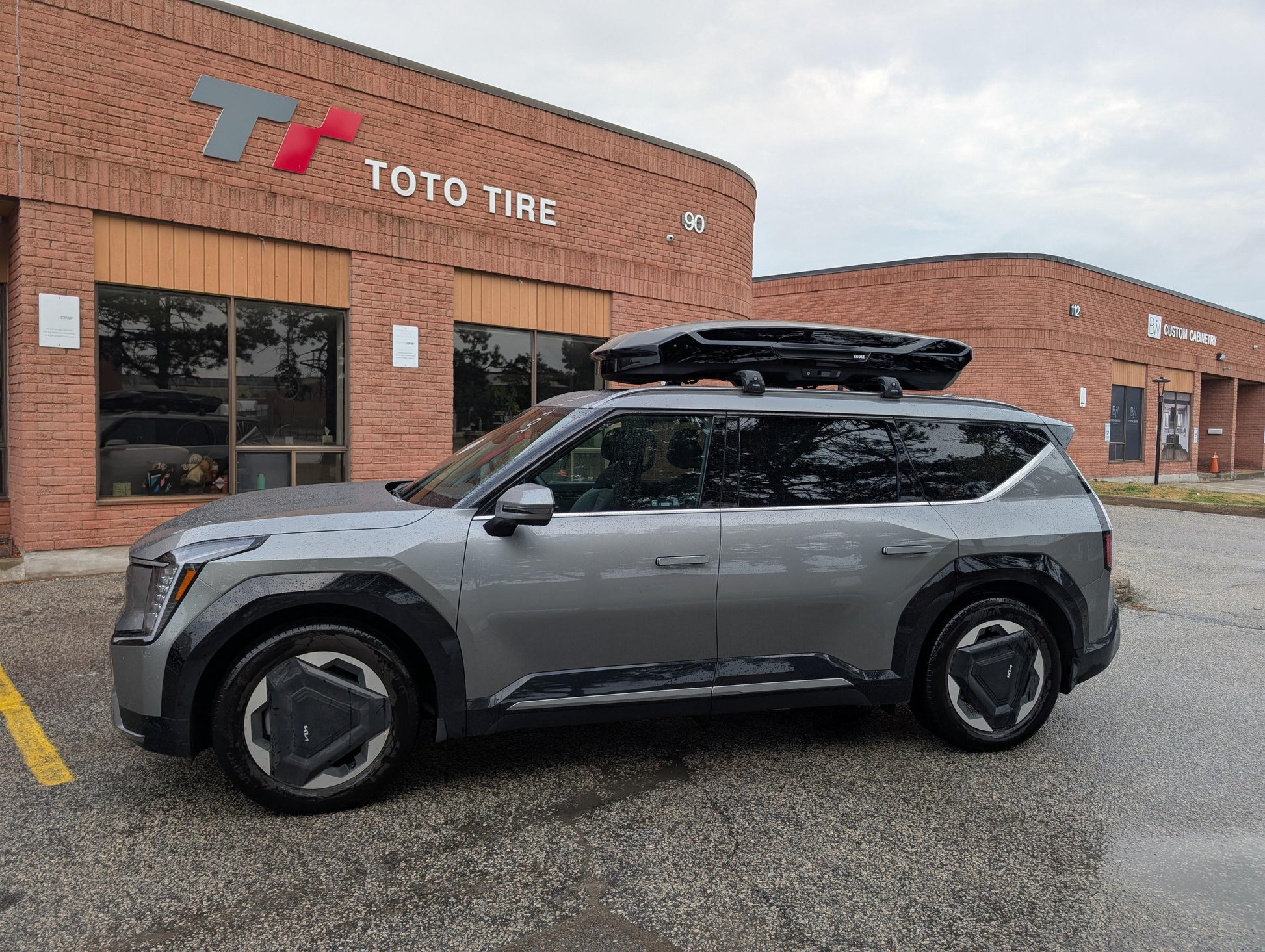 Roof Rack Cross Bars for Integrated Roof Rails Ecem V2 120 cm (2 pcs) for KIA EV9 - image 15