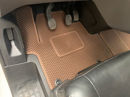Polyurethane Floor Mats (2 pcs, EVA, brick) 1+1 for Peugeot Traveller 2017- - image 2