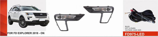A set of fog lights for Ford Explorer 2019↗︎ - Reelken Auto